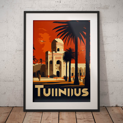 »Tunis, travel poster no 2« retro poster