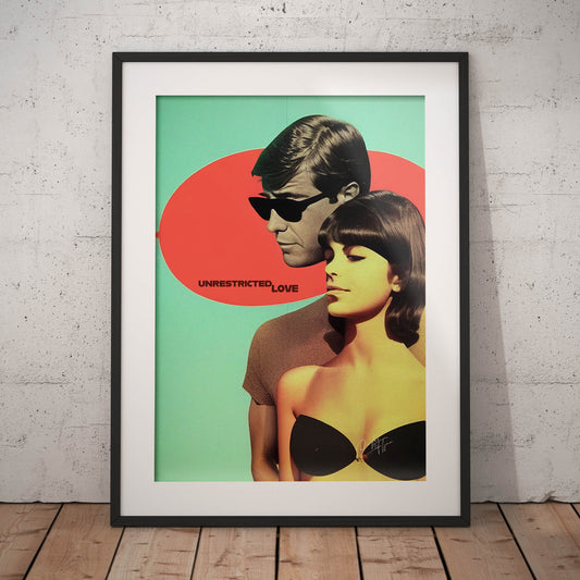 »Unrestricted Love«retro poster