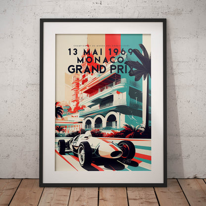 »Tales from the Track« retro poster