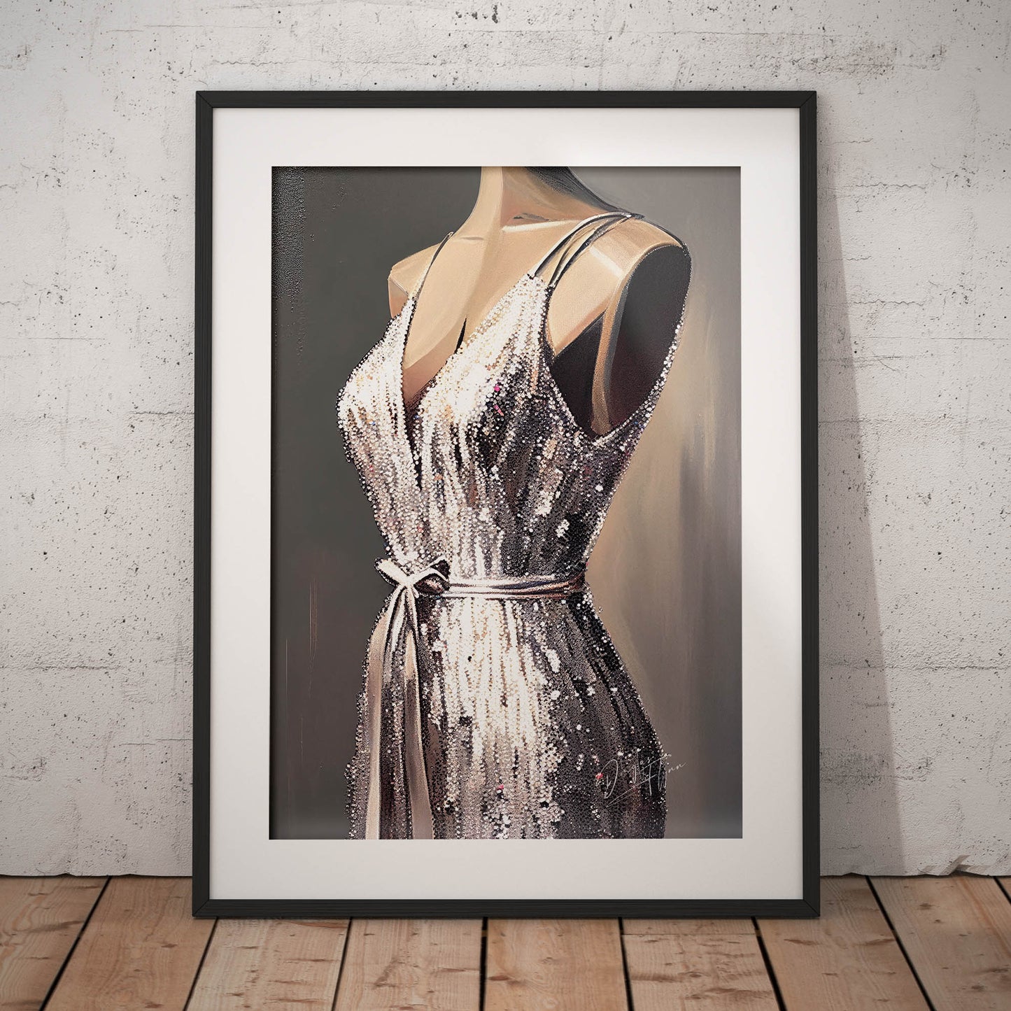 »Shiny Sequin Shift«