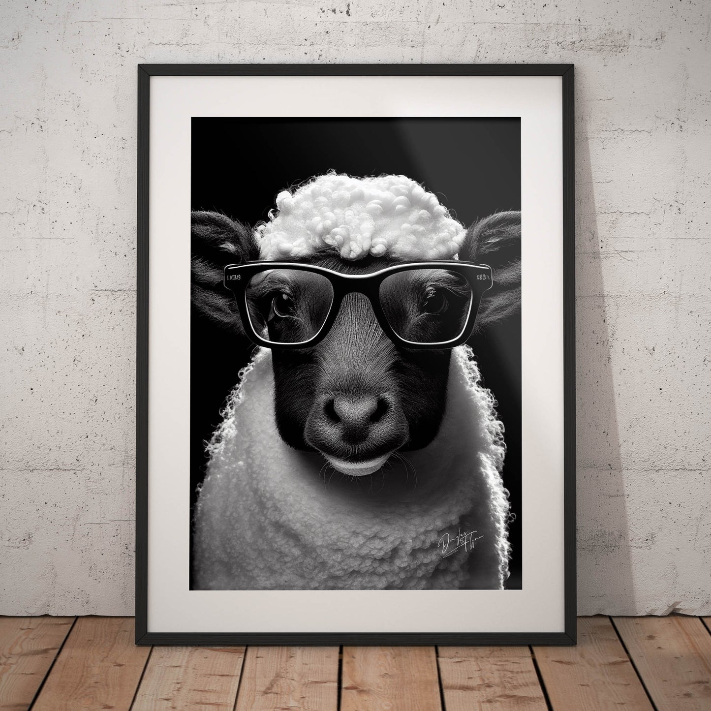 »Wolly Wisdom« retro poster