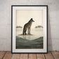 »Wolf Listen and Mull Things Over« retro poster