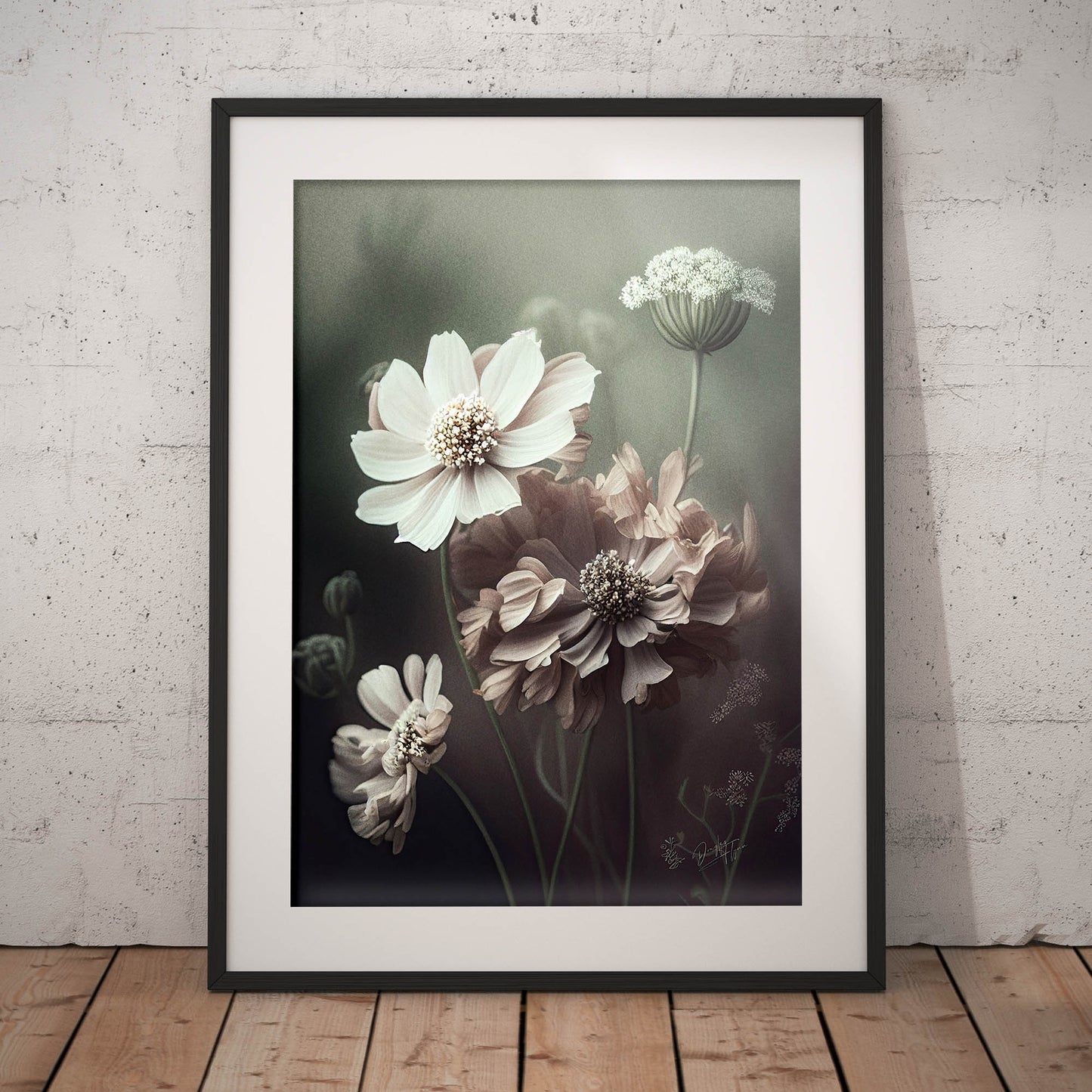 »White Petals« designposter