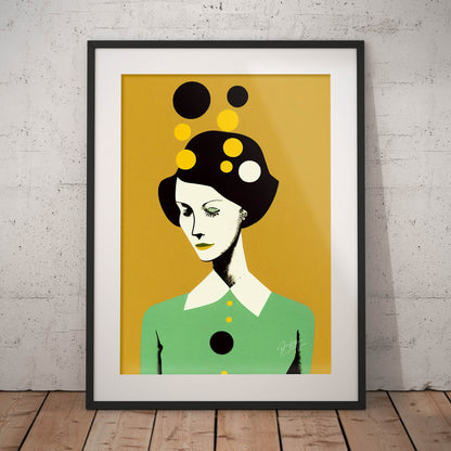 »The Woman in My Live« retro poster