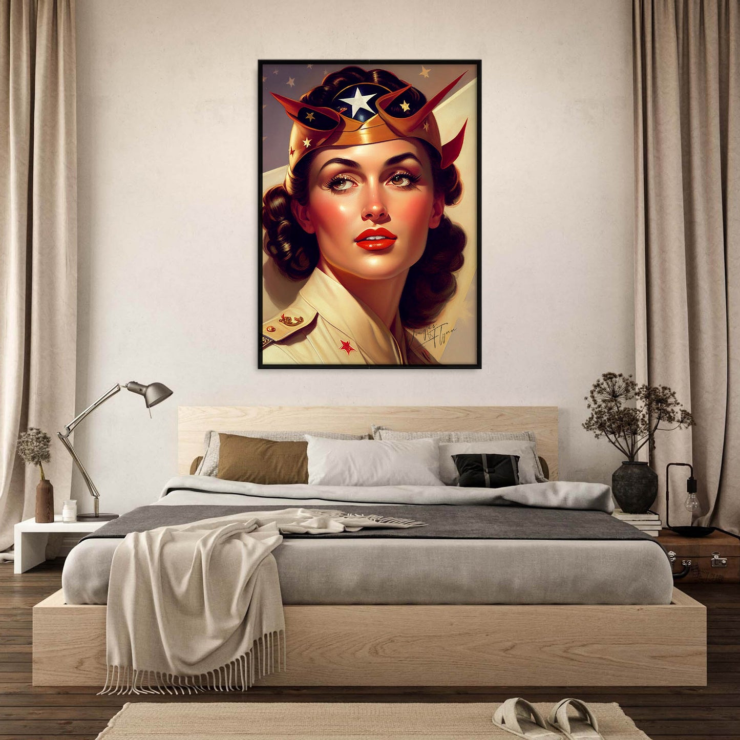 »Captain Freedom« retro poster