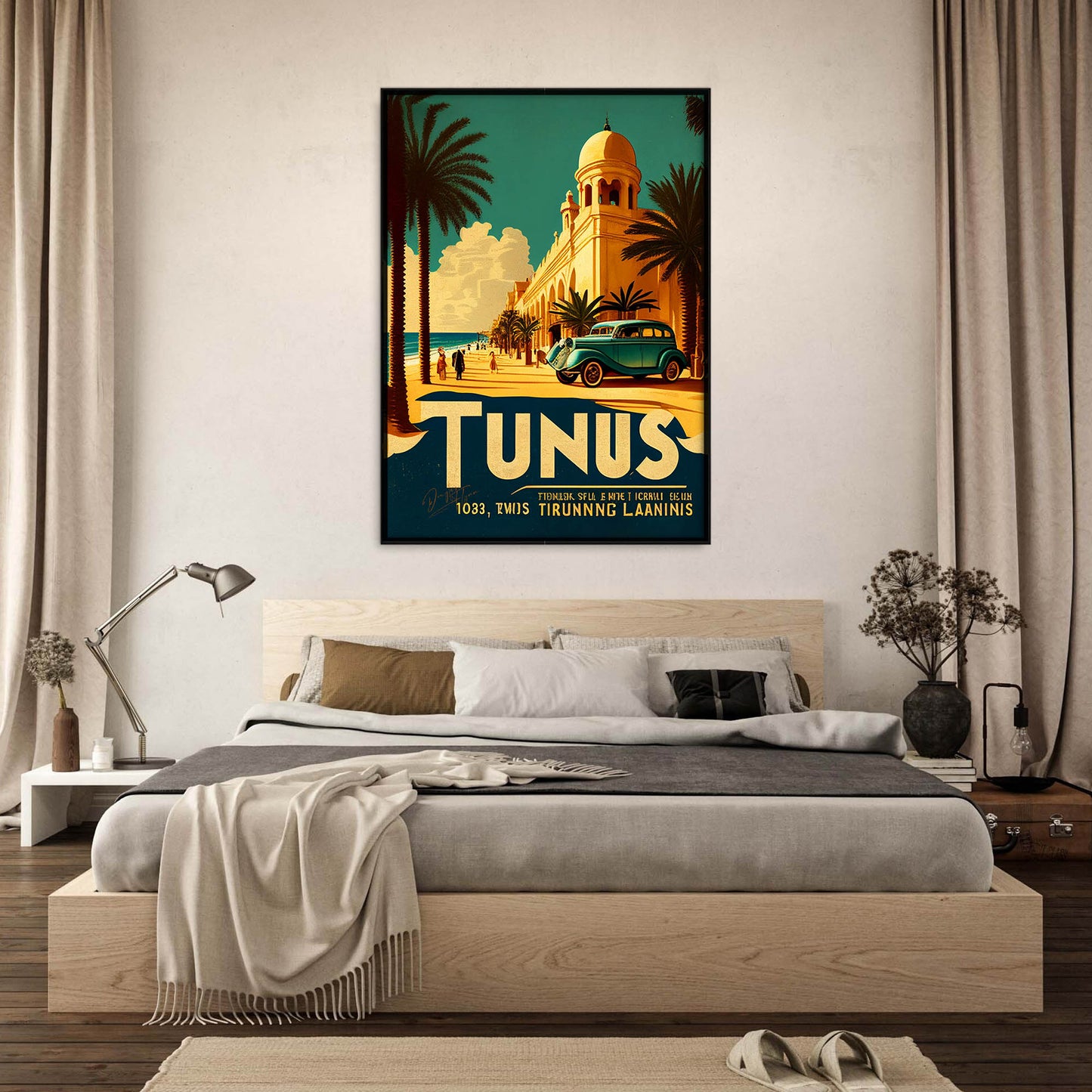 »Budapest, travel poster no 1« retro poster