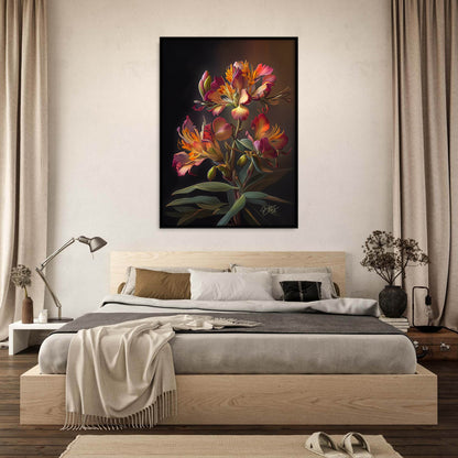 »A Bouquet of Love« retro poster