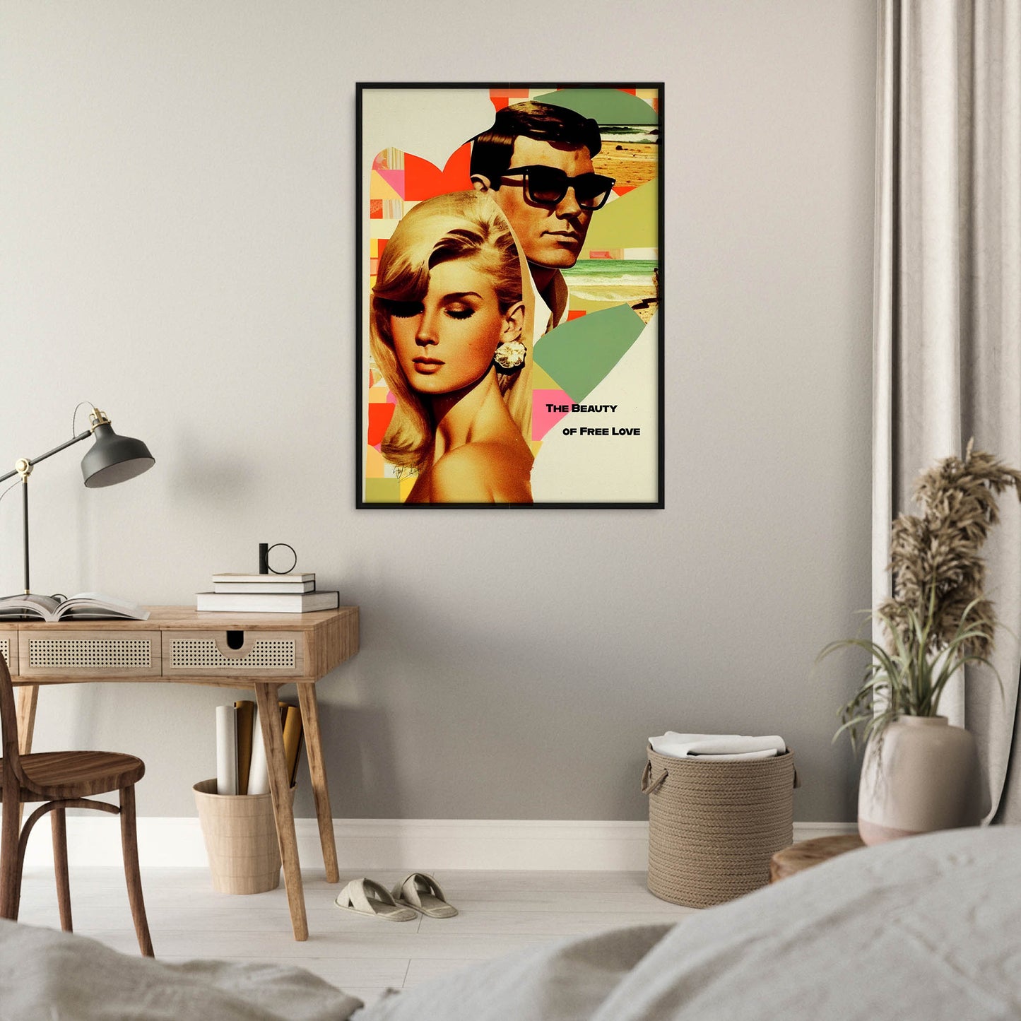 »The Beauty of Free Love«retro poster