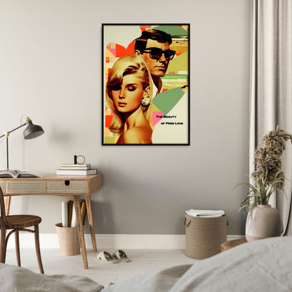 »The Beauty of Free Love«retro poster