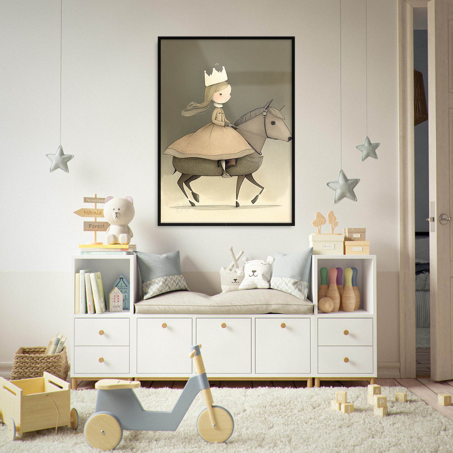 »Cantankerous Champion« retro poster