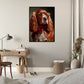 »Cocker Spaniel med rosett«