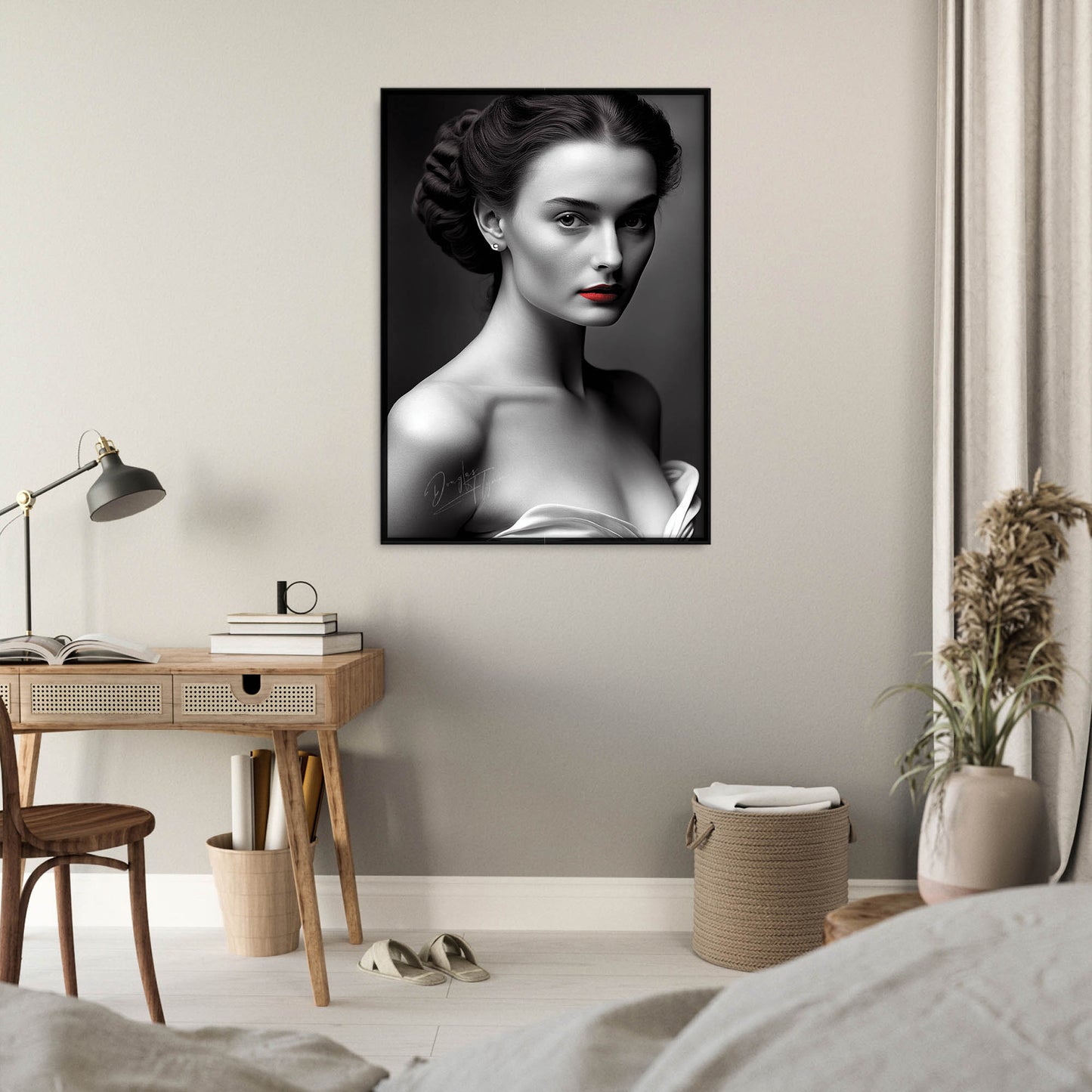 »Beauty in Ballgown« retro poster