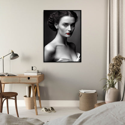 »Beauty in Ballgown« retro poster