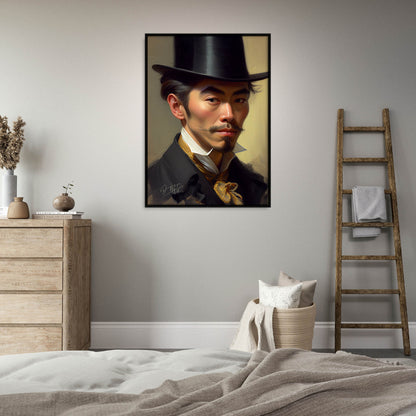 »Classic in Hat«retro poster