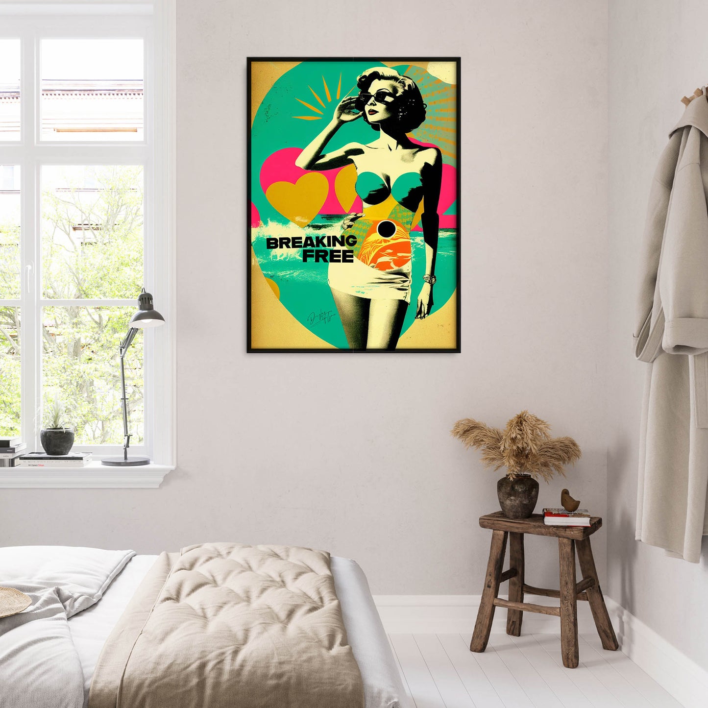 »Breaking Free«retro poster