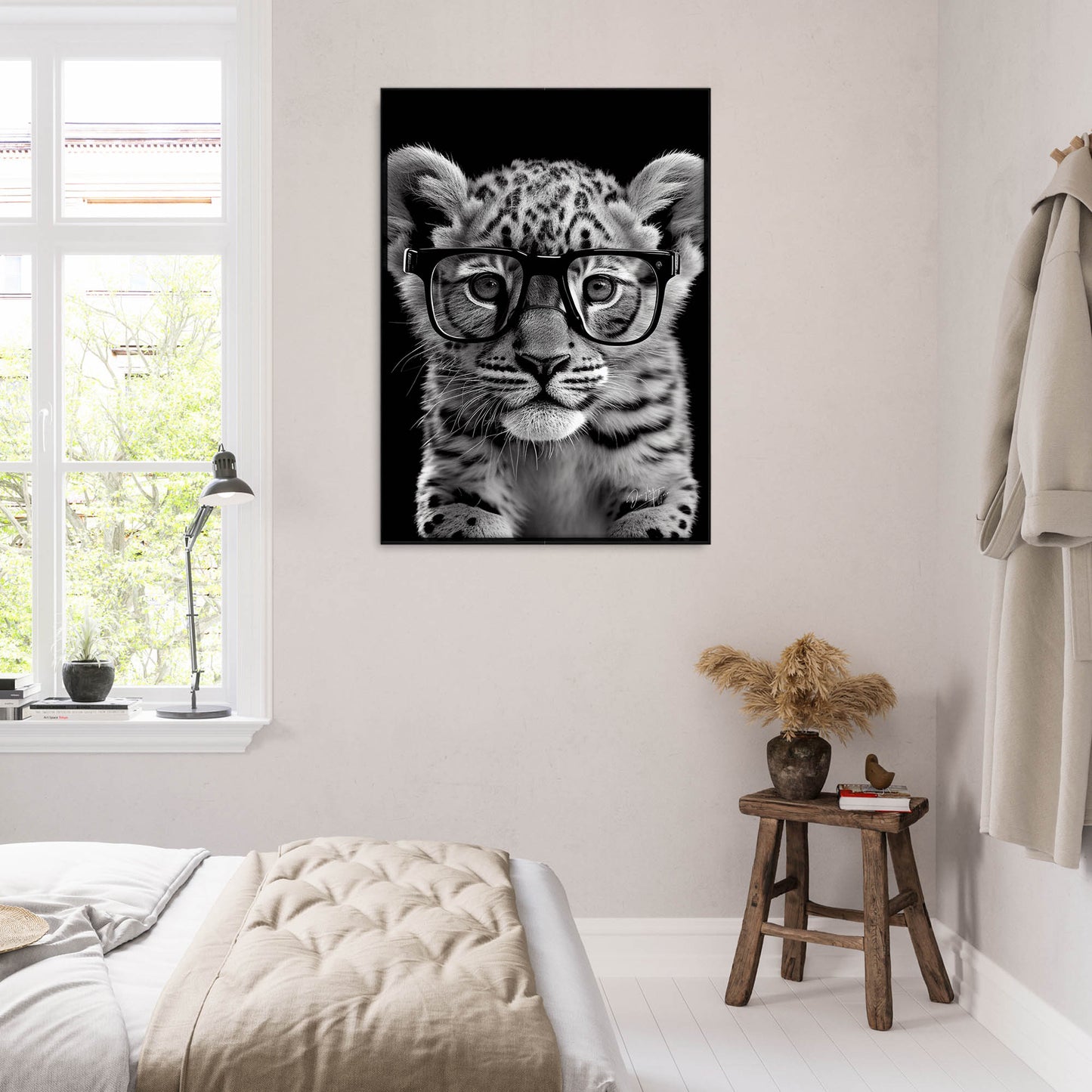 »Brainy Bengal« retro poster