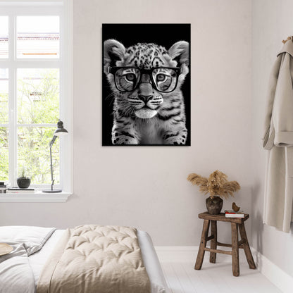 »Brainy Bengal« retro poster
