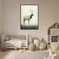 »Deer Graze And Daydream« retro poster