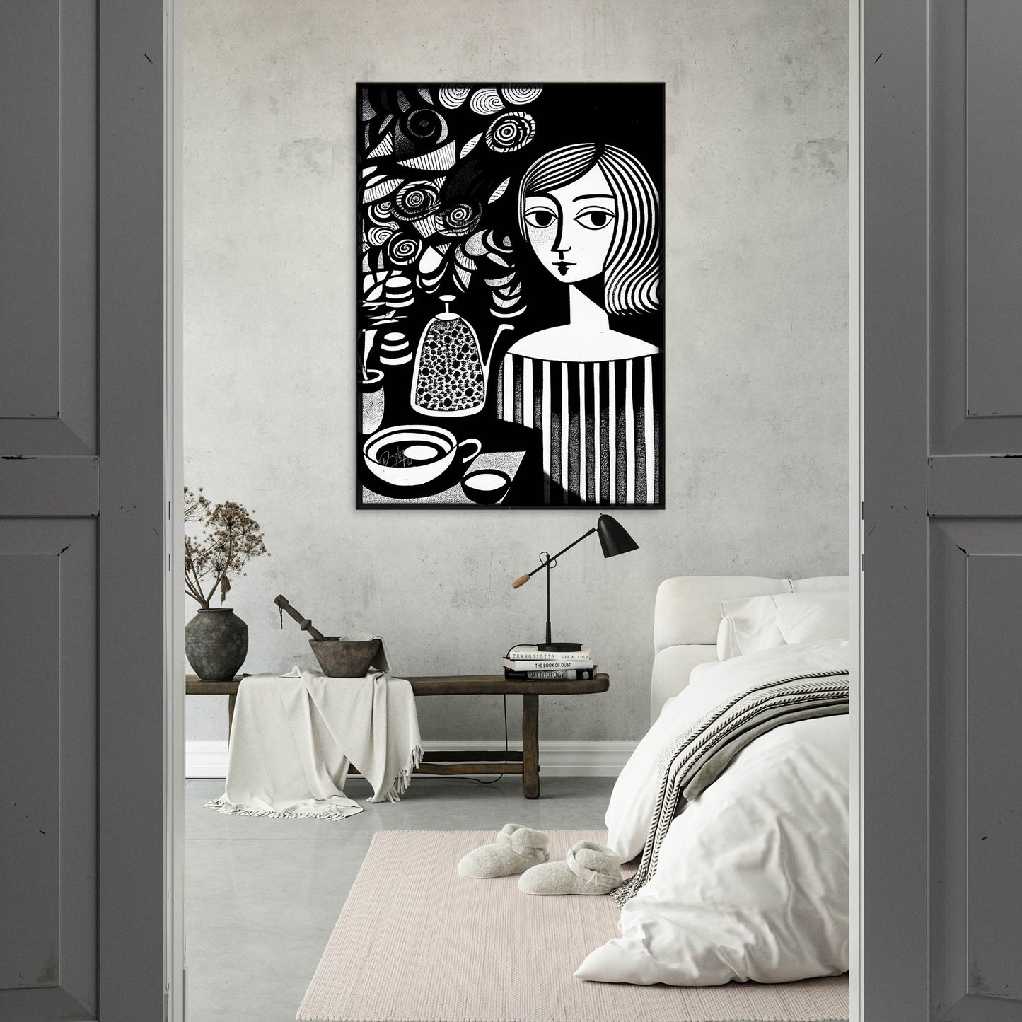 »Angela's Place« retro poster