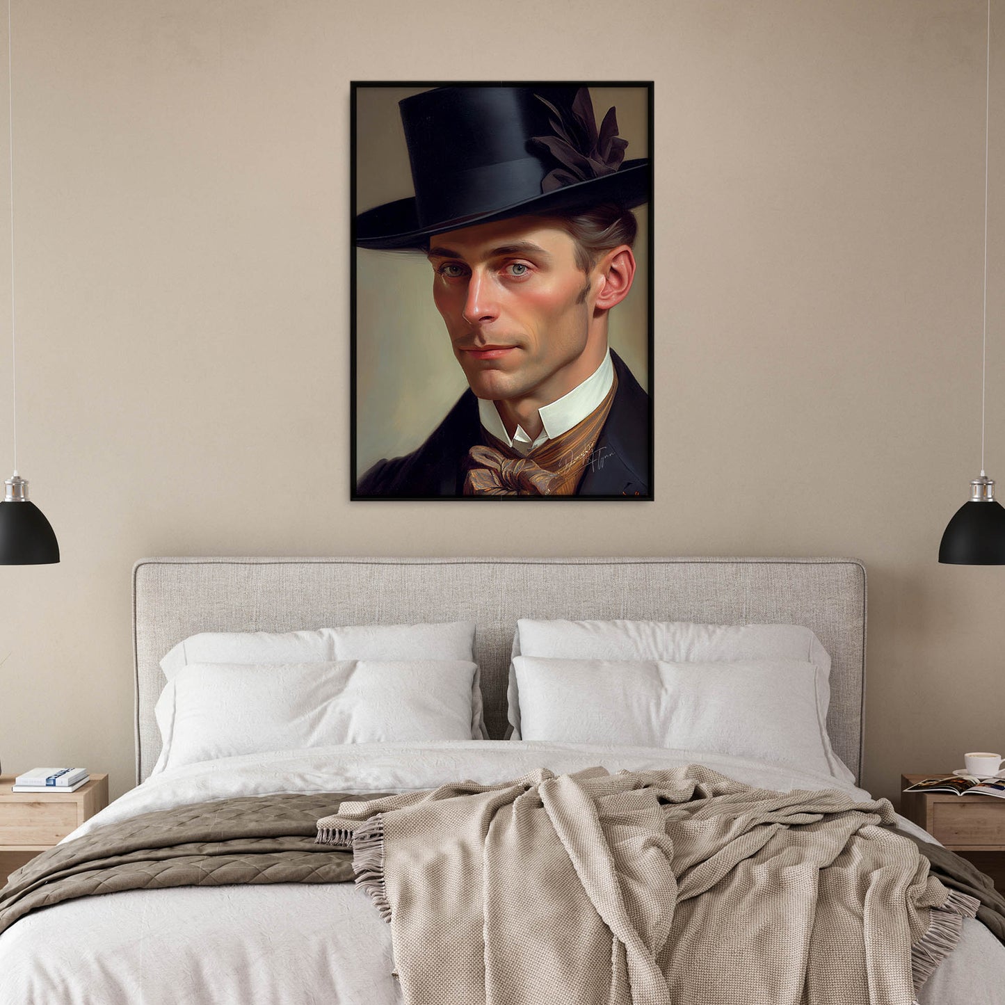 »Fashionable Gent«retro poster