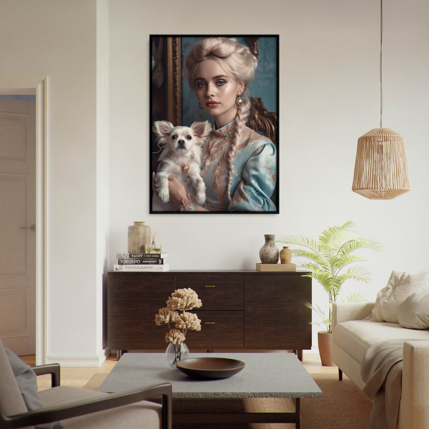 »Elegant Rococo Flair« poster