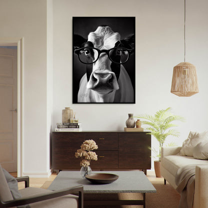 »Cattle Genius« retro poster