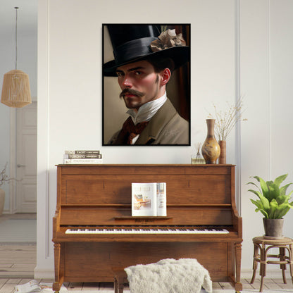 »Hats off to the Gent«retro poster