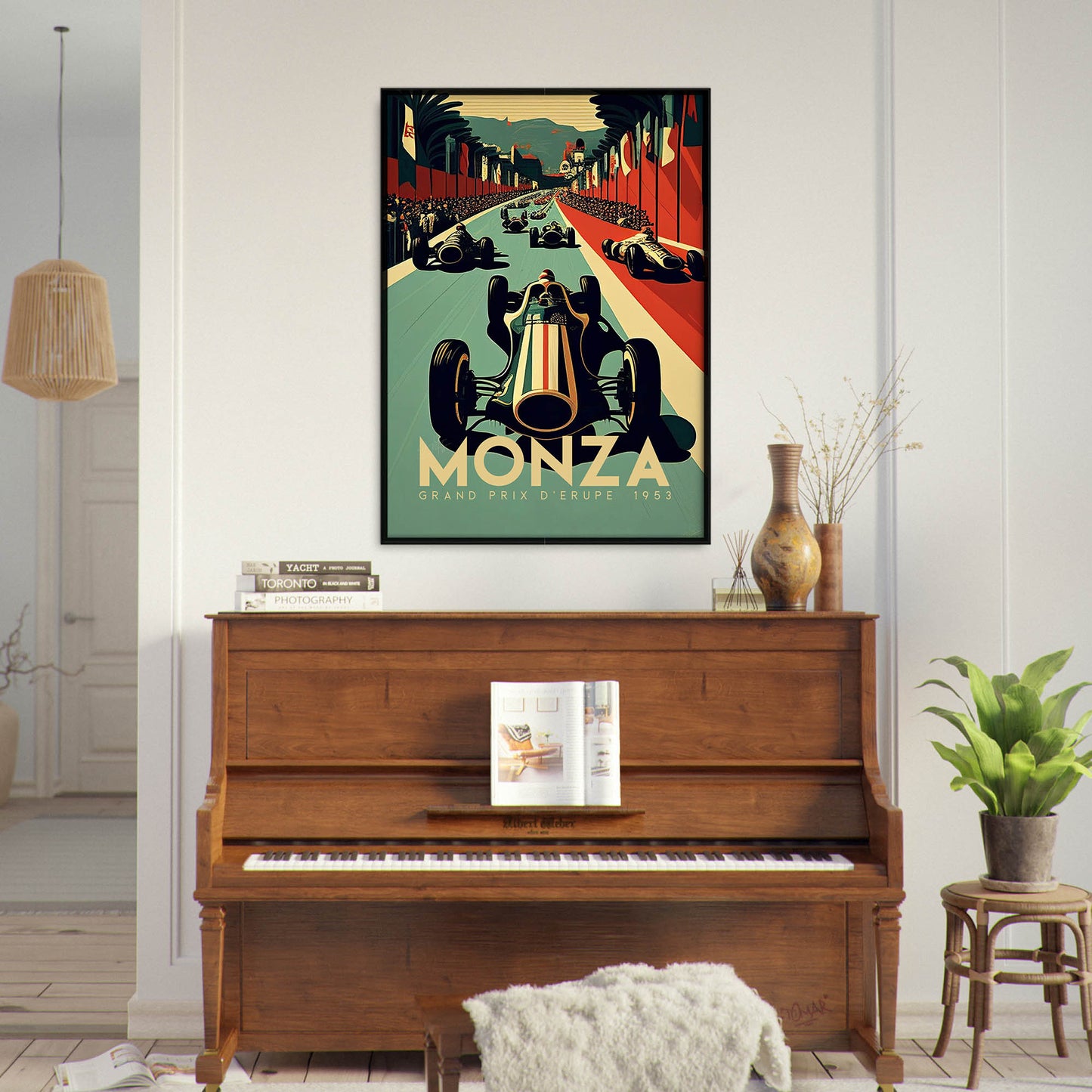 »Heritage Hot Laps« retro poster