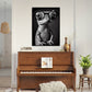»Clever Chameleon« retro poster