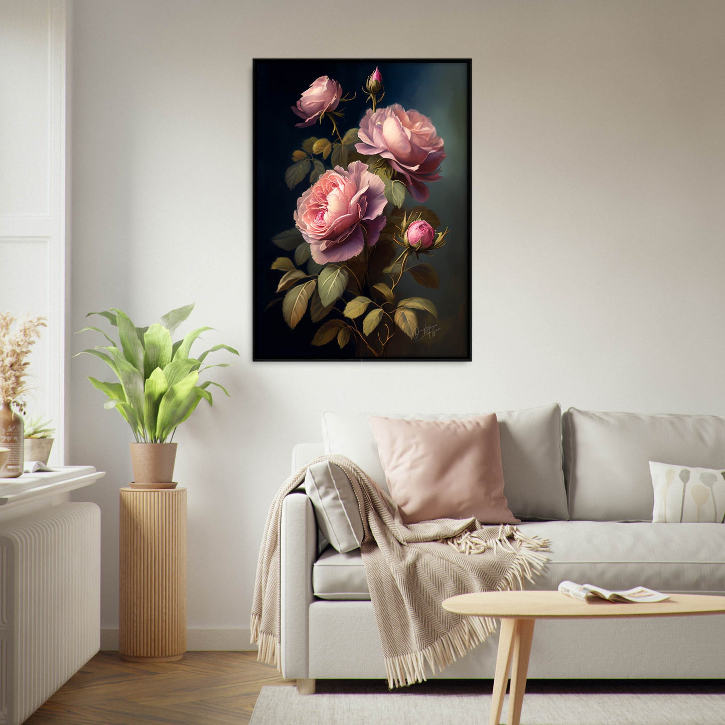 »Gentle Beauty« retro poster