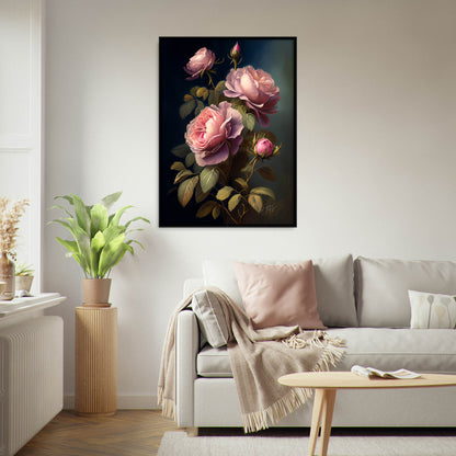 »Gentle Beauty« retro poster