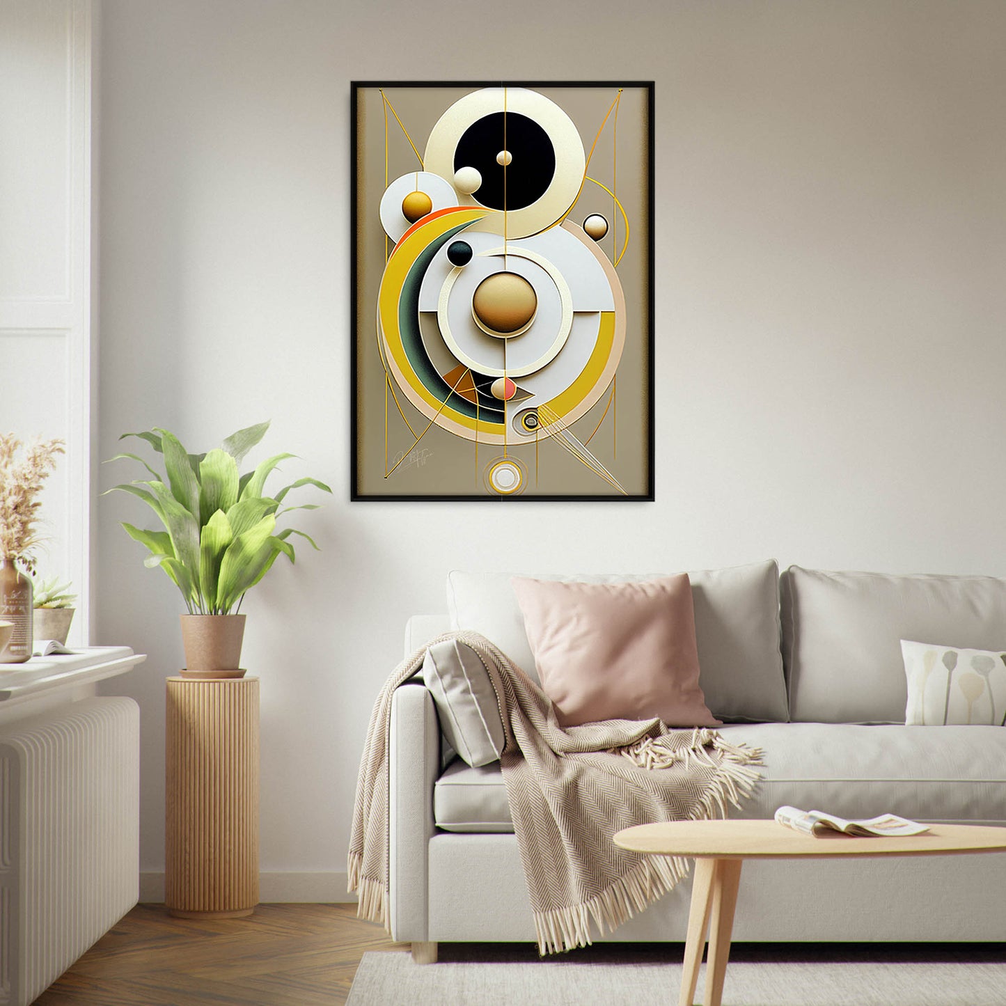 »Linear Life Forms« retro poster