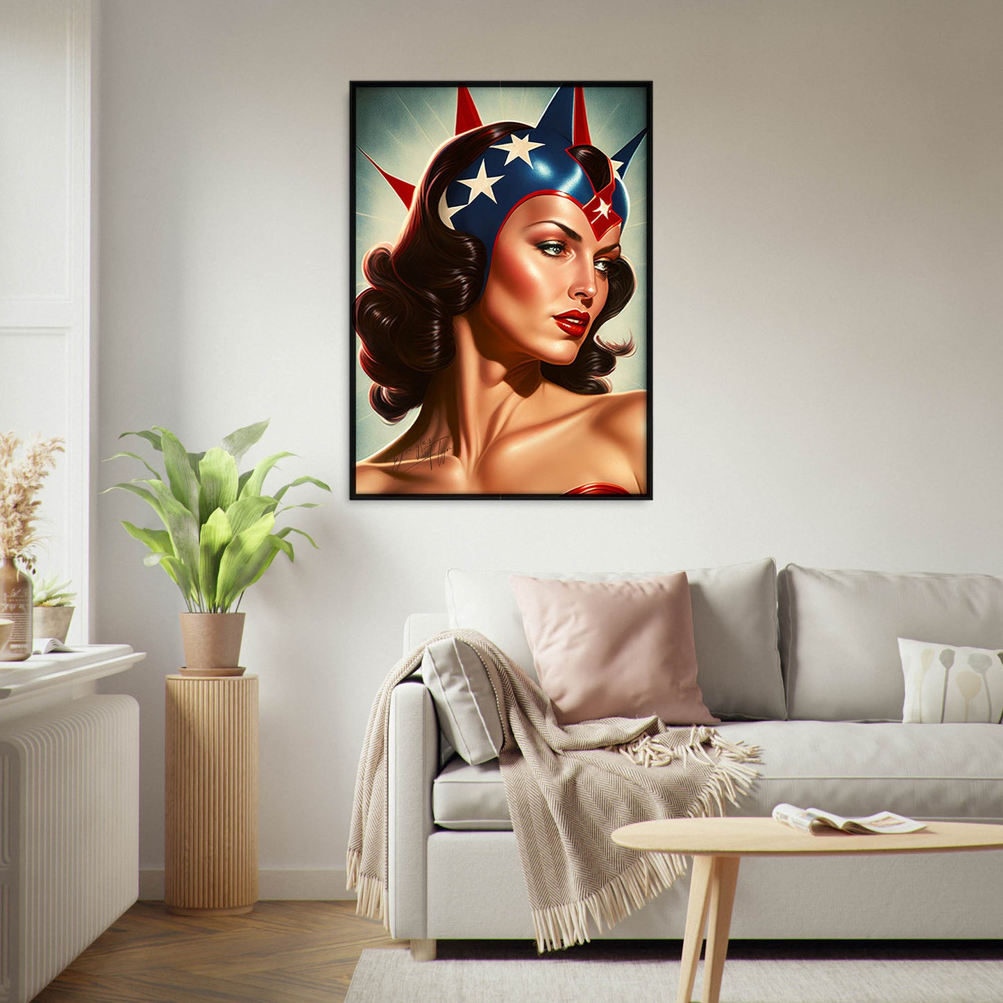 »The Patriot Protector« retro poster