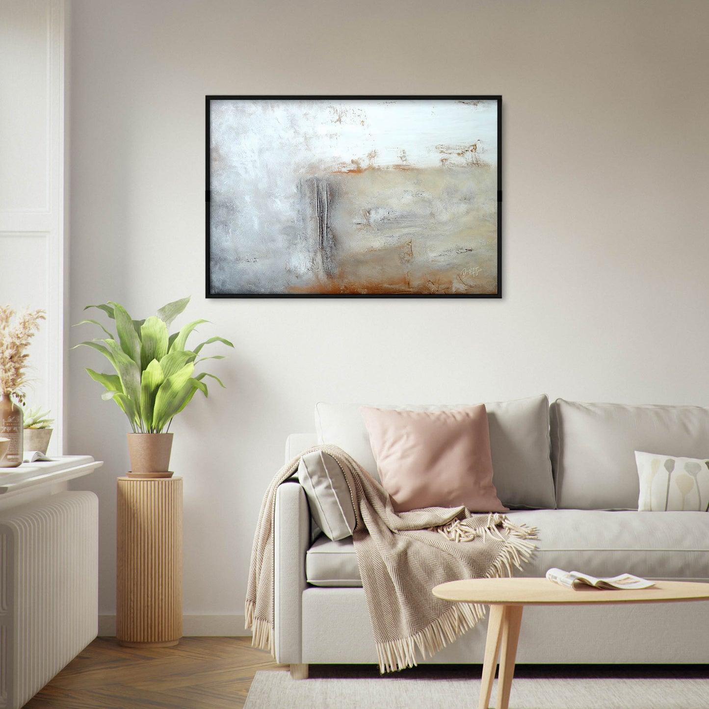 »Fusion of Fragments« retro poster