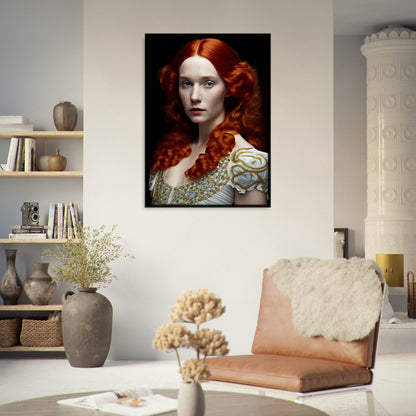 »Grandeur in Gowns« retro poster