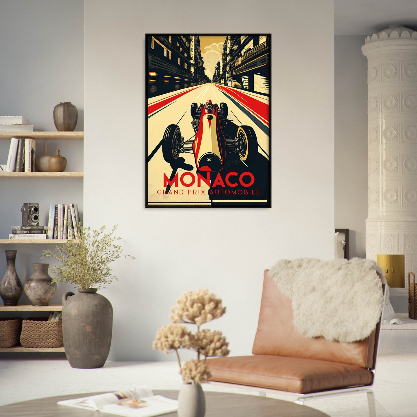 »Kickin' It Old School« retro poster
