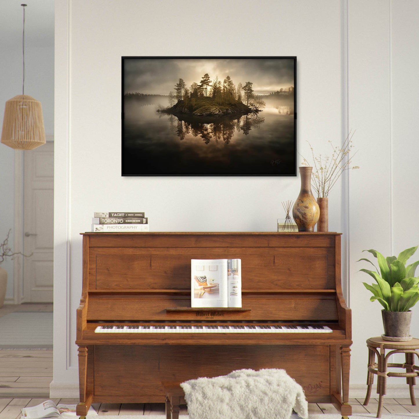 »Rhythms of Tranquility« landskapsposter