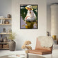 »Lily's and reflection« retro poster