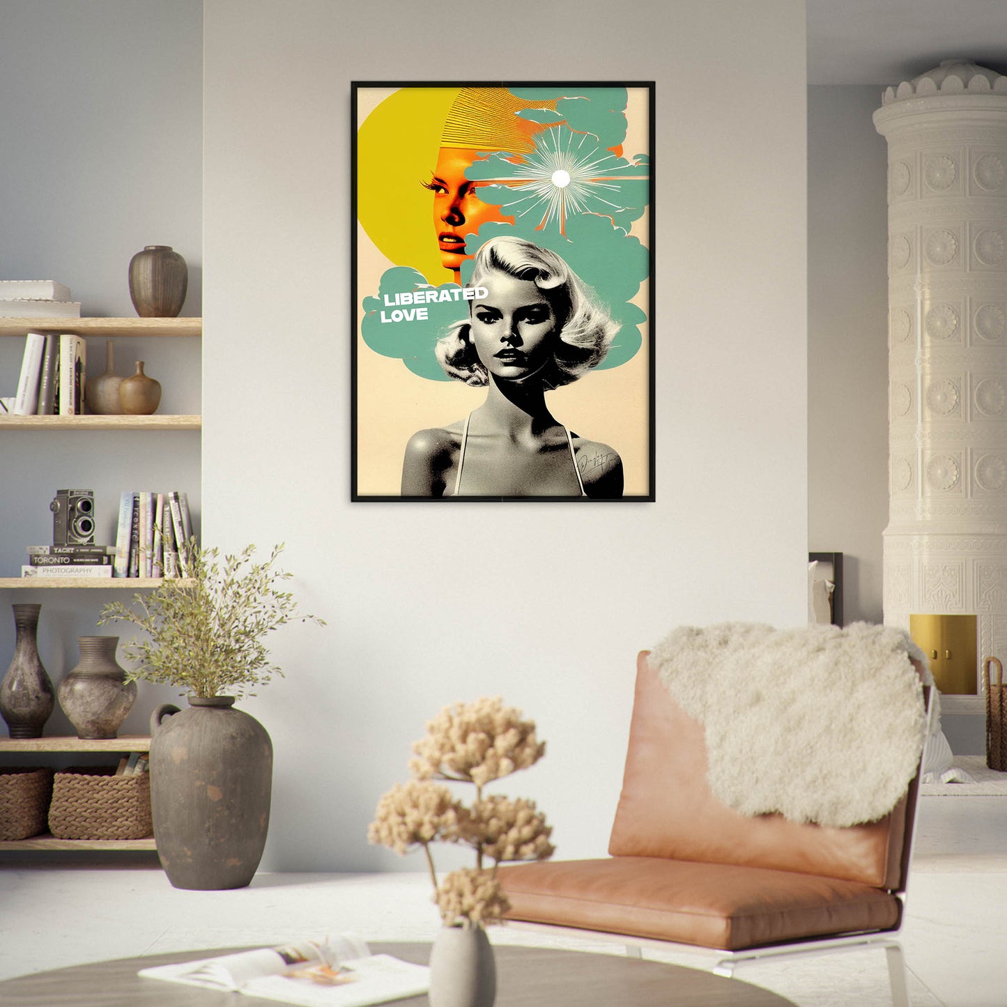 »Liberated Love«retro poster