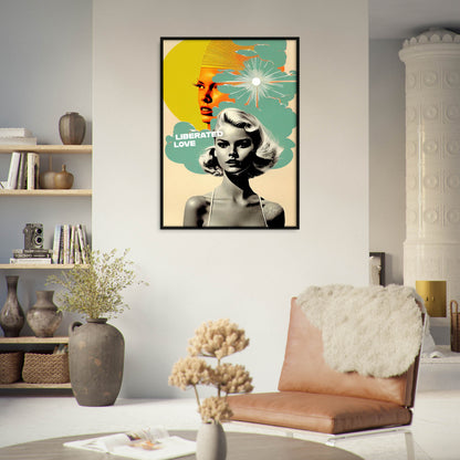 »Liberated Love«retro poster