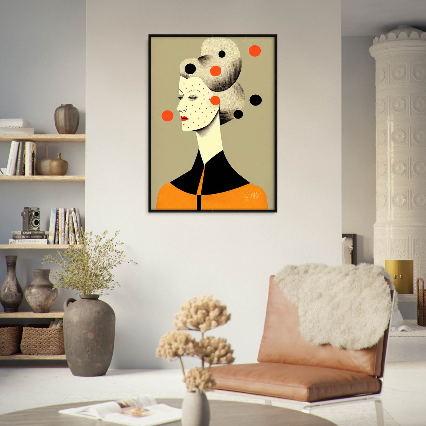 »Face of Sisterly Love« retro poster