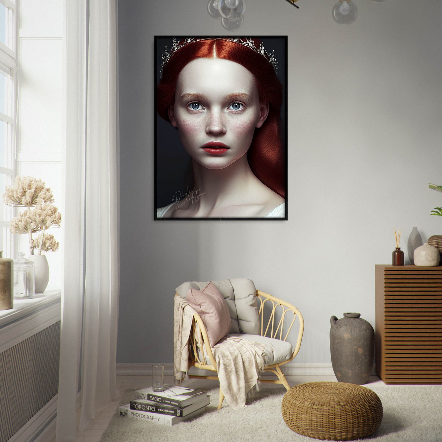 »Lost in Elegance« retro poster