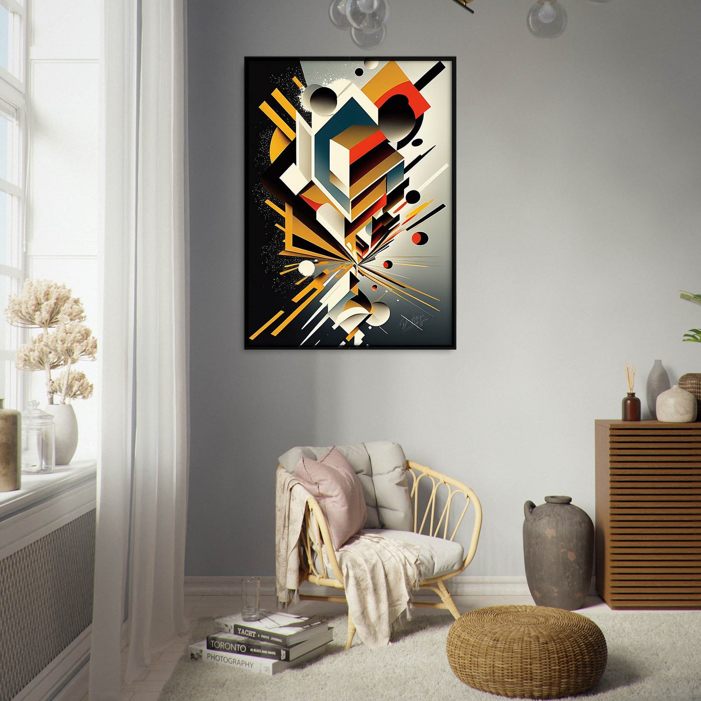 »Powerful Linear Dynamics« retro poster