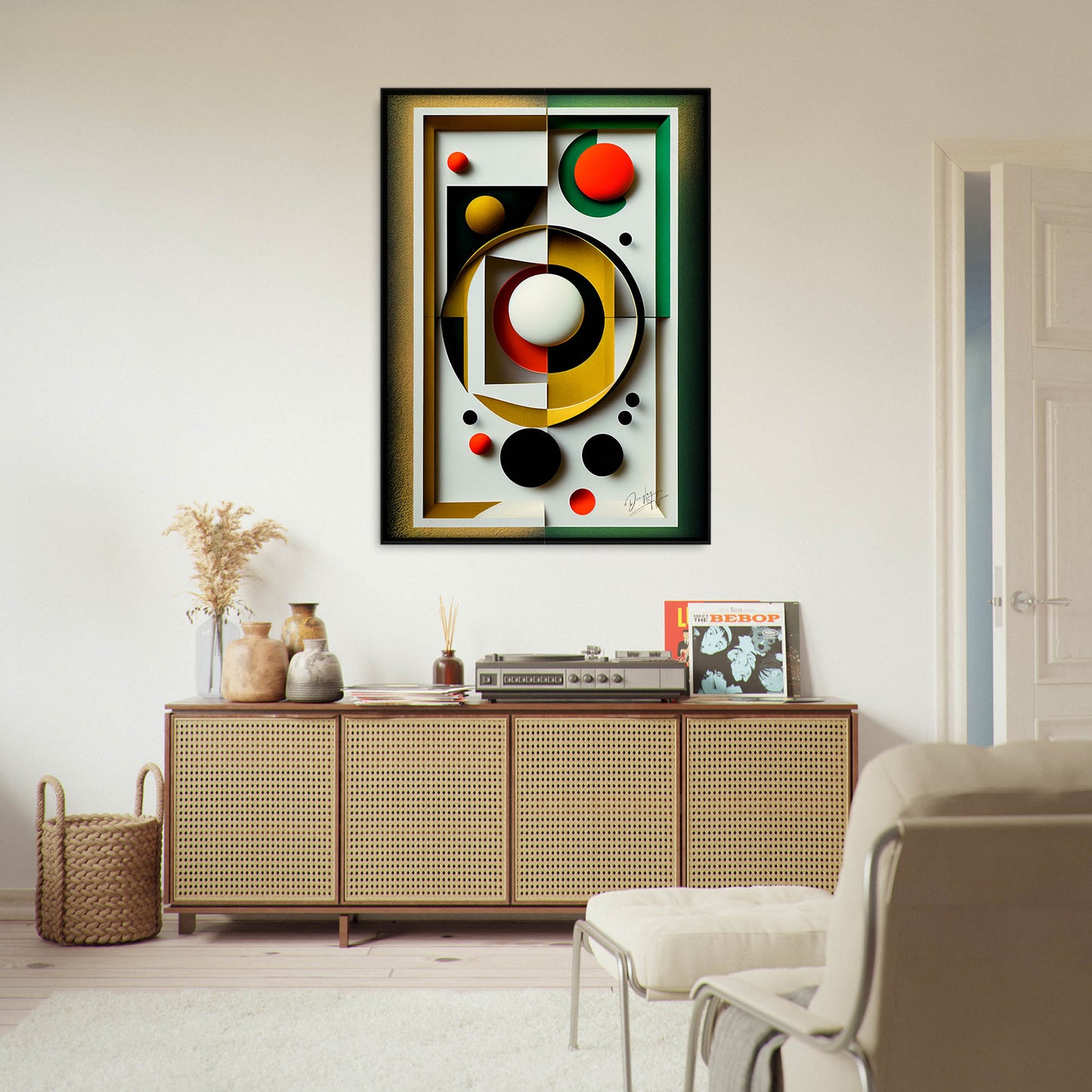 »Radiant Dynamics« retro poster