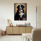 »Berner sennenhund med rosett«