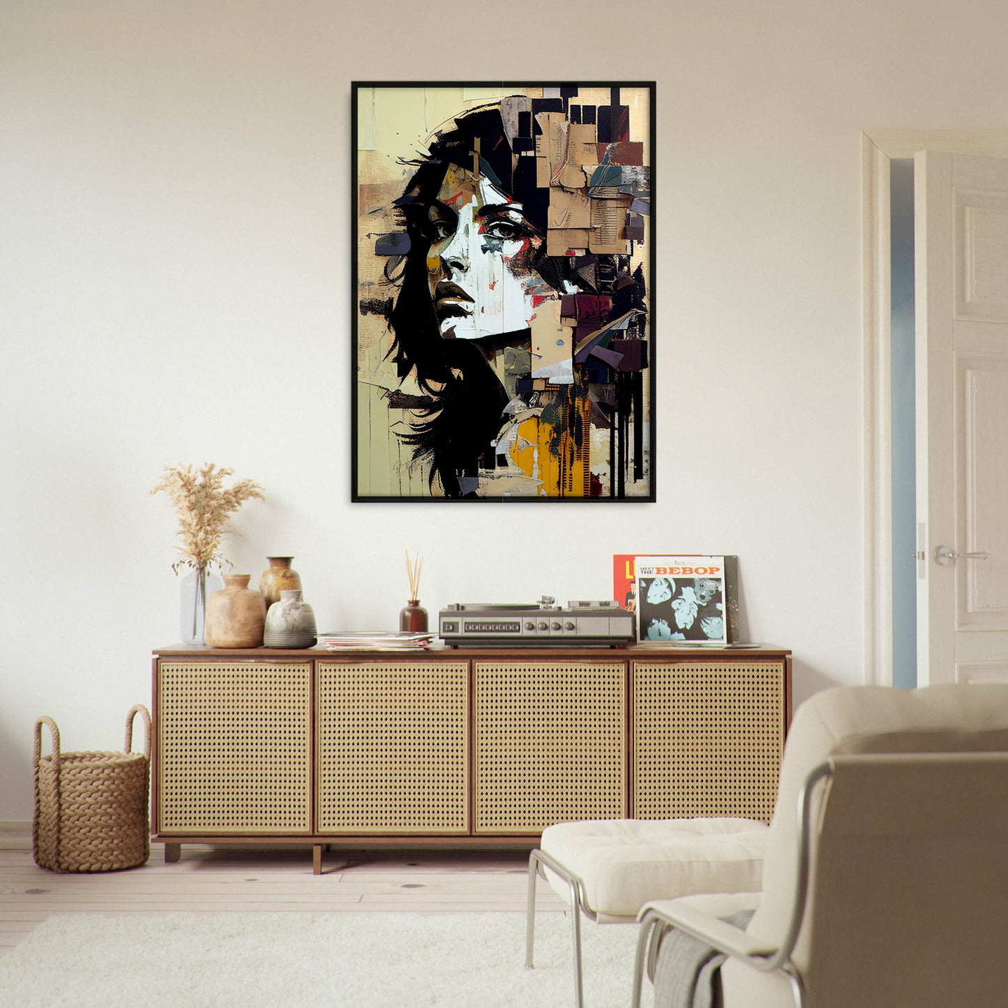 »Multifaceted Portrait« retroposter