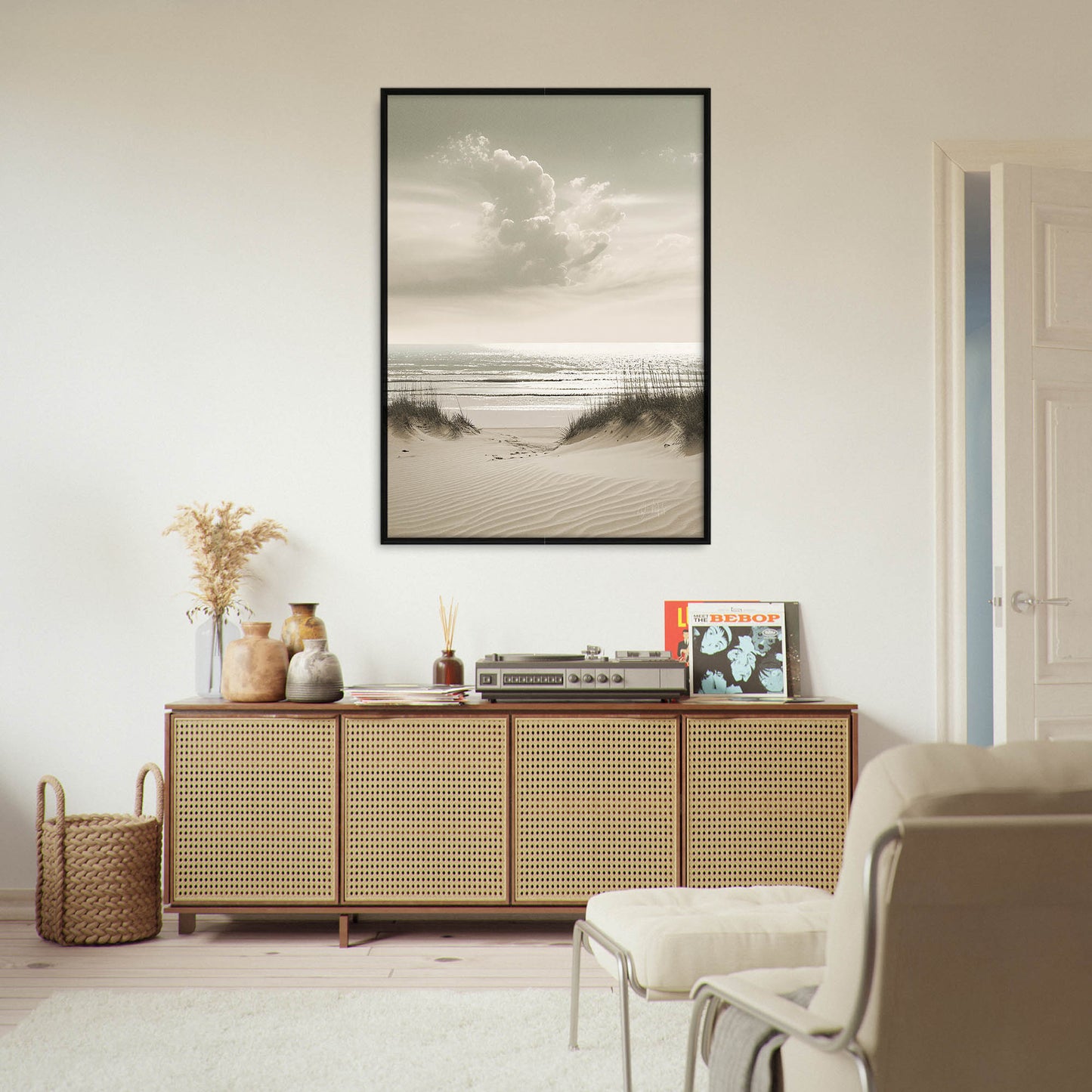»Sand and Sea« designposter