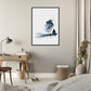 »Nature in Blue« retro poster