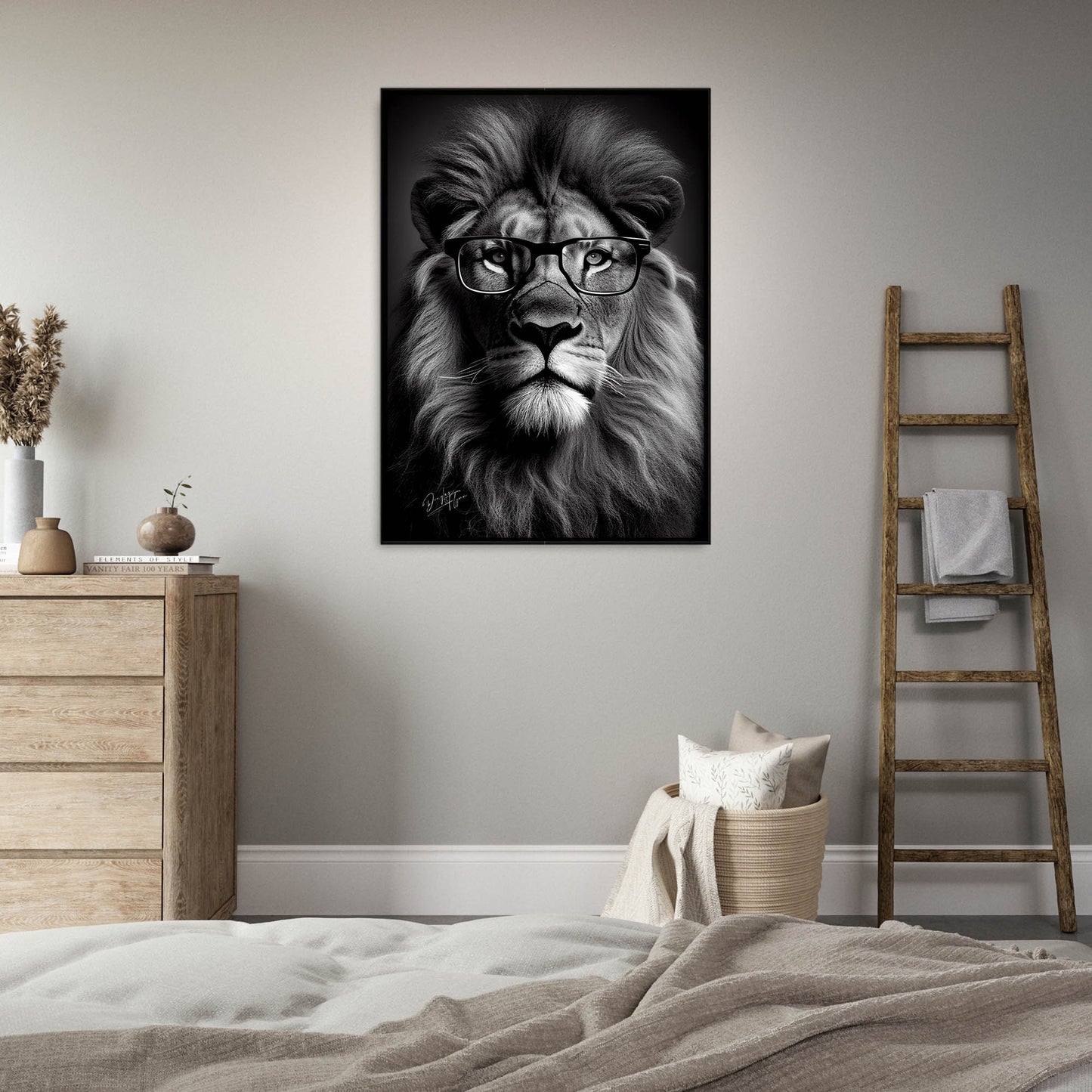 »Roaring Scholar« retro poster