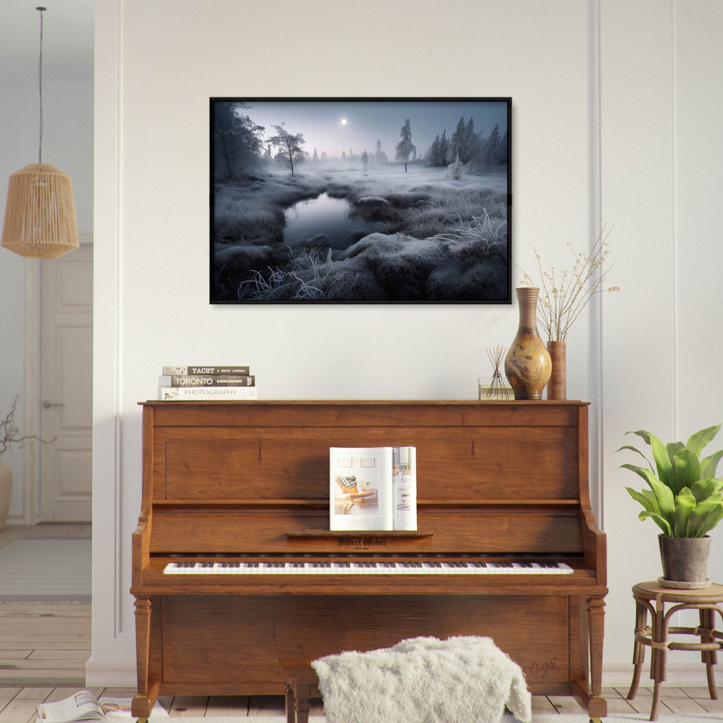 »The Resonance of Stillness« landskapsposter